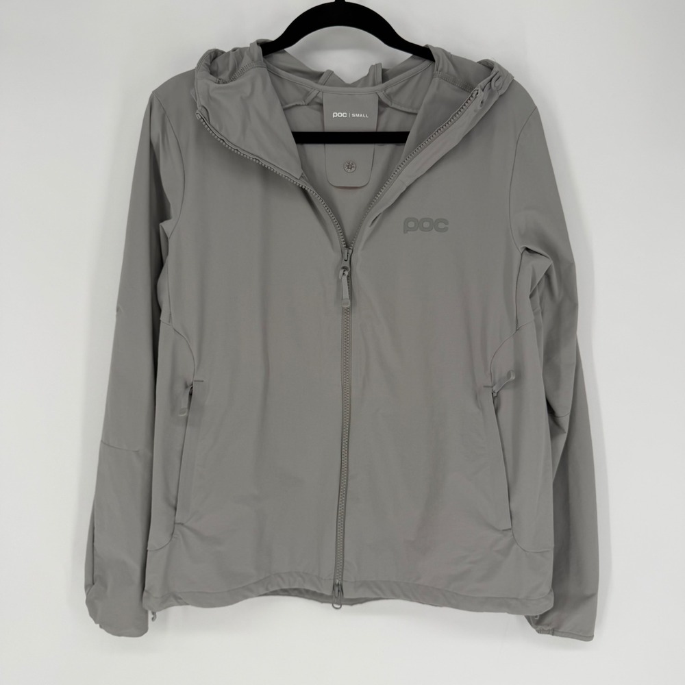 POC WOMEN'S TRANSCEND JACKET ALLOY GREY SMALL GORPCORE ATHLEISURE SPORT OUTDOOR